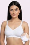 Zivame Double Layered Regular Wired 3/4th Coverage Maternity Bra - Bright White — thumbnail 1